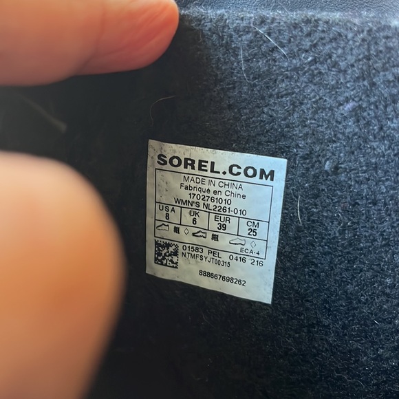 Sorel 1964 PREMIUM CVS Black Atmosphere Waterproof Winter Boots - Picture 11 of 15